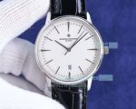 Swiss 9015 Replica Vacheron Constantin Patrimony Date Watch White Dial 40mm